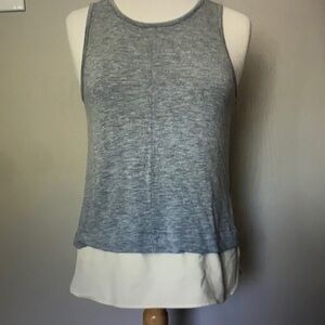 J.Crew Long line Tiered Tank Small